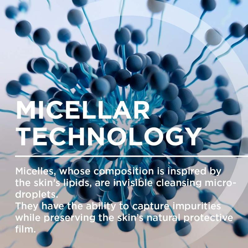 Bioderma Sensibio H2O Micellar Water Makeup Remover Cleanser, Gentle Face Cleanser for Sensitive Skin 16,9 FL.OZ